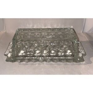 Vintage Fostoria American Butter Dish